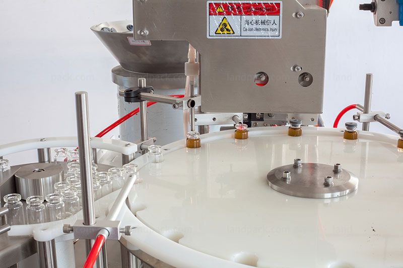 Tabletop Vial Filling And Capping Machine For Pharma Drug