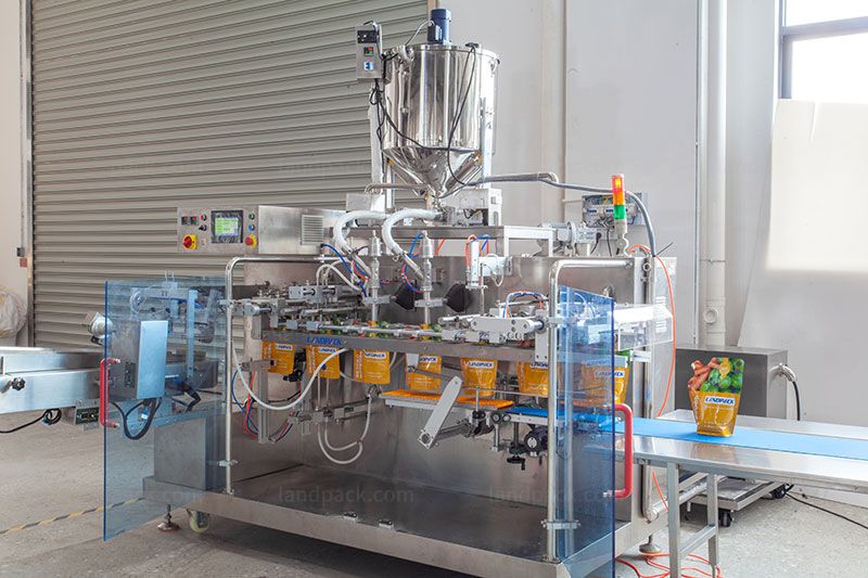 Juice Jelly Horizontal Pouch Packing Machine Spout Pouch Filling and Sealing Machine