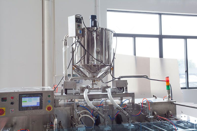 Juice Jelly Horizontal Pouch Packing Machine Spout Pouch Filling and Sealing Machine