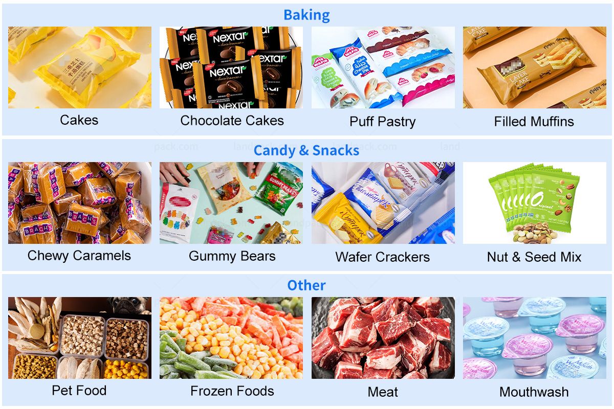 Automatic Rotary Pouch Packing Machine For Candy Toffee Confectionery