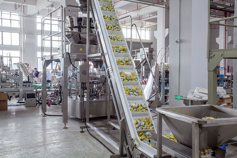 Automatic Rotary Pouch Packing Machine For Candy Toffee Confectionery