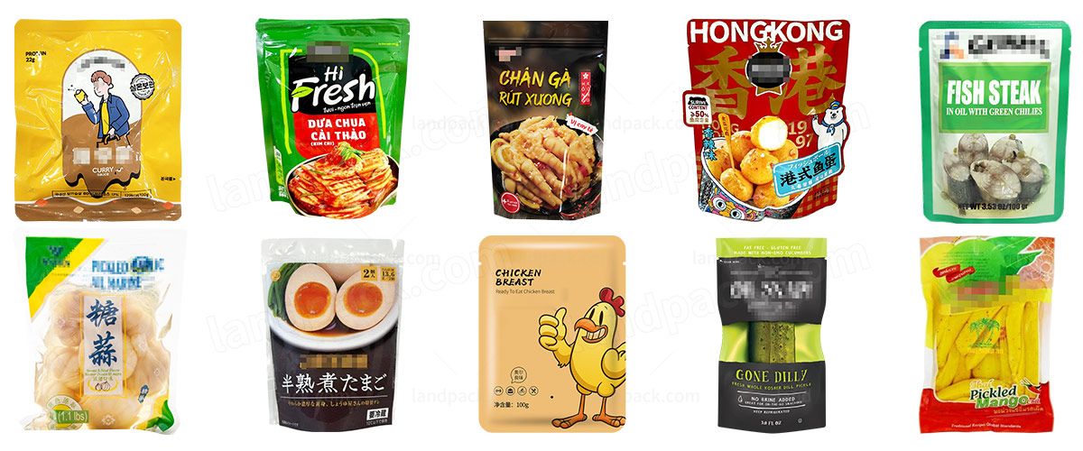 High Speed Duplex Horizontal Pouch Pickles Packing Machine