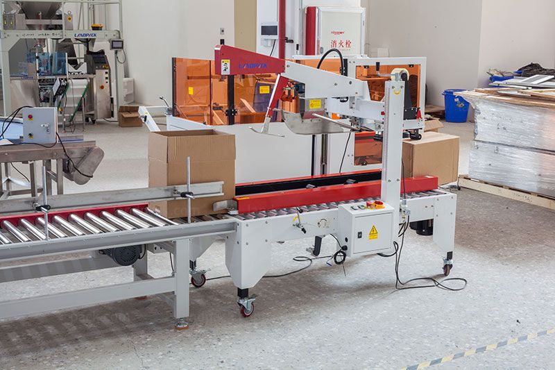 Automated Horizontal Premade Pouch Spice Packaging Line With Case Packer Automated Horizontal Premade Pouch Spice Packaging Line With Case Packer