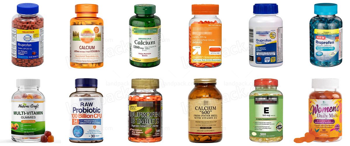 High Accuracy Capsule Tablet Bottle Filling Machine Pharma Packaging Line High Accuracy Capsule Tablet Bottle Filling Machine Pharma Packaging Line