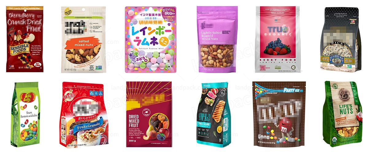 Automatic Mixed Nuts Snack Mini Doypack Packing Machine With Measure