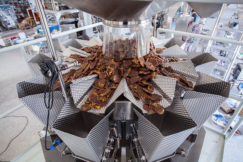Automatic Premade Bag Beef Jerky Packing Machine With Multihead Weigher Automatic Premade Bag Beef Jerky Packing Machine With Multihead Weigher