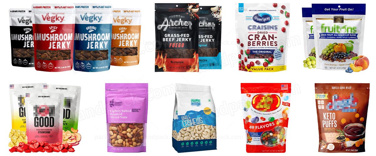 Automatic Premade Bag Beef Jerky Packing Machine With Multihead Weigher Automatic Premade Bag Beef Jerky Packing Machine With Multihead Weigher