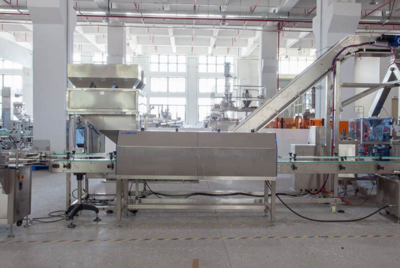Automatic Mixed Nuts Peanuts Can Tin Filling Sealing and Labeling Machine Automatic Mixed Nuts Peanuts Can Tin Filling Sealing and Labeling Machine