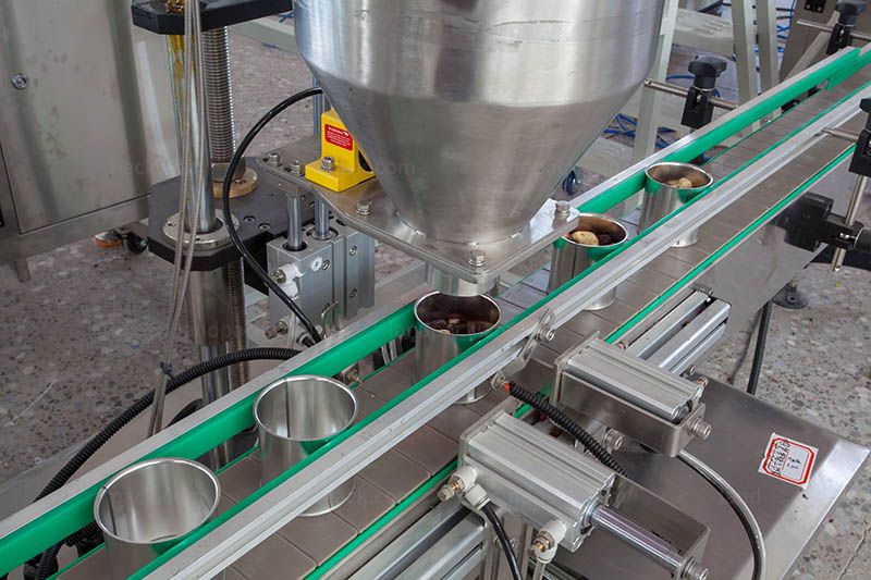 Automatic Mixed Nuts Peanuts Can Tin Filling Sealing and Labeling Machine Automatic Mixed Nuts Peanuts Can Tin Filling Sealing and Labeling Machine
