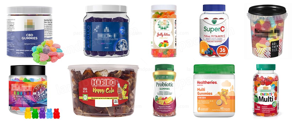 Automatic Gummy Bottle Filling Machine with Aluminum Foil Sealing Labeling Machine Automatic Gummy Bottle Filling Machine with Aluminum Foil Sealing Labeling Machine