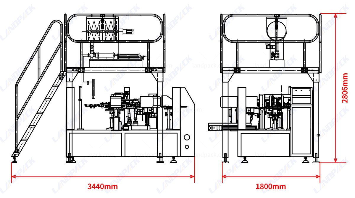 Mayonnaise Rotary Spout Pouch Filling Machine | Premade Pouch Doypack Pouch Packing Machine