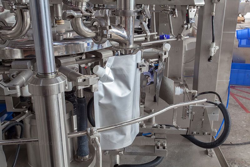 Mayonnaise Rotary Spout Pouch Filling Machine | Premade Pouch Doypack Pouch Packing Machine