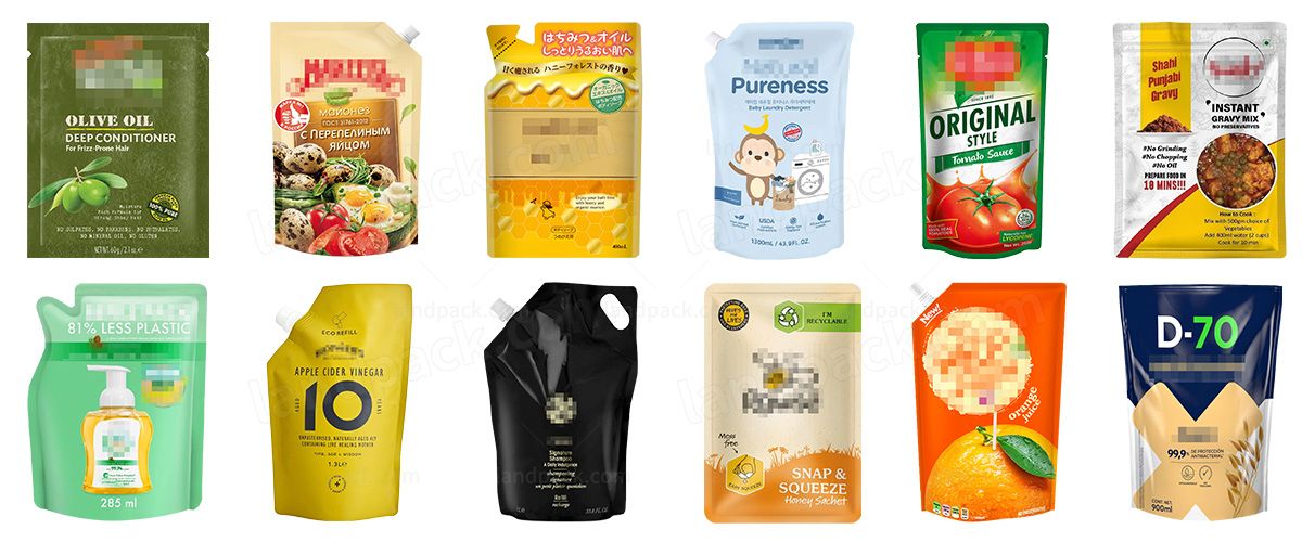 Mayonnaise Rotary Spout Pouch Filling Machine | Premade Pouch Doypack Pouch Packing Machine