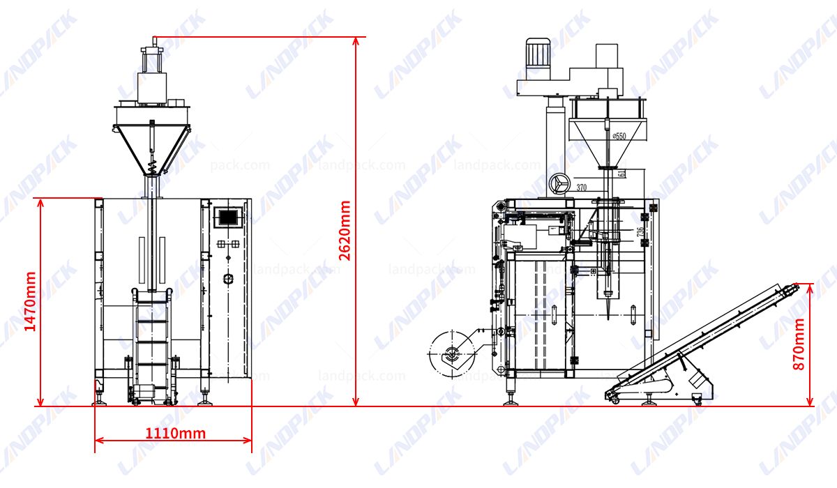 Flour Packing Machine | Automatic Vertical Form Fill Seal Machine