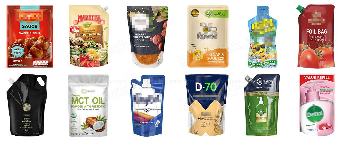 Automatic Sauce Pouch Packing Machine | M Shape Automatic Sauce Pouch Packing Machine | M Shape