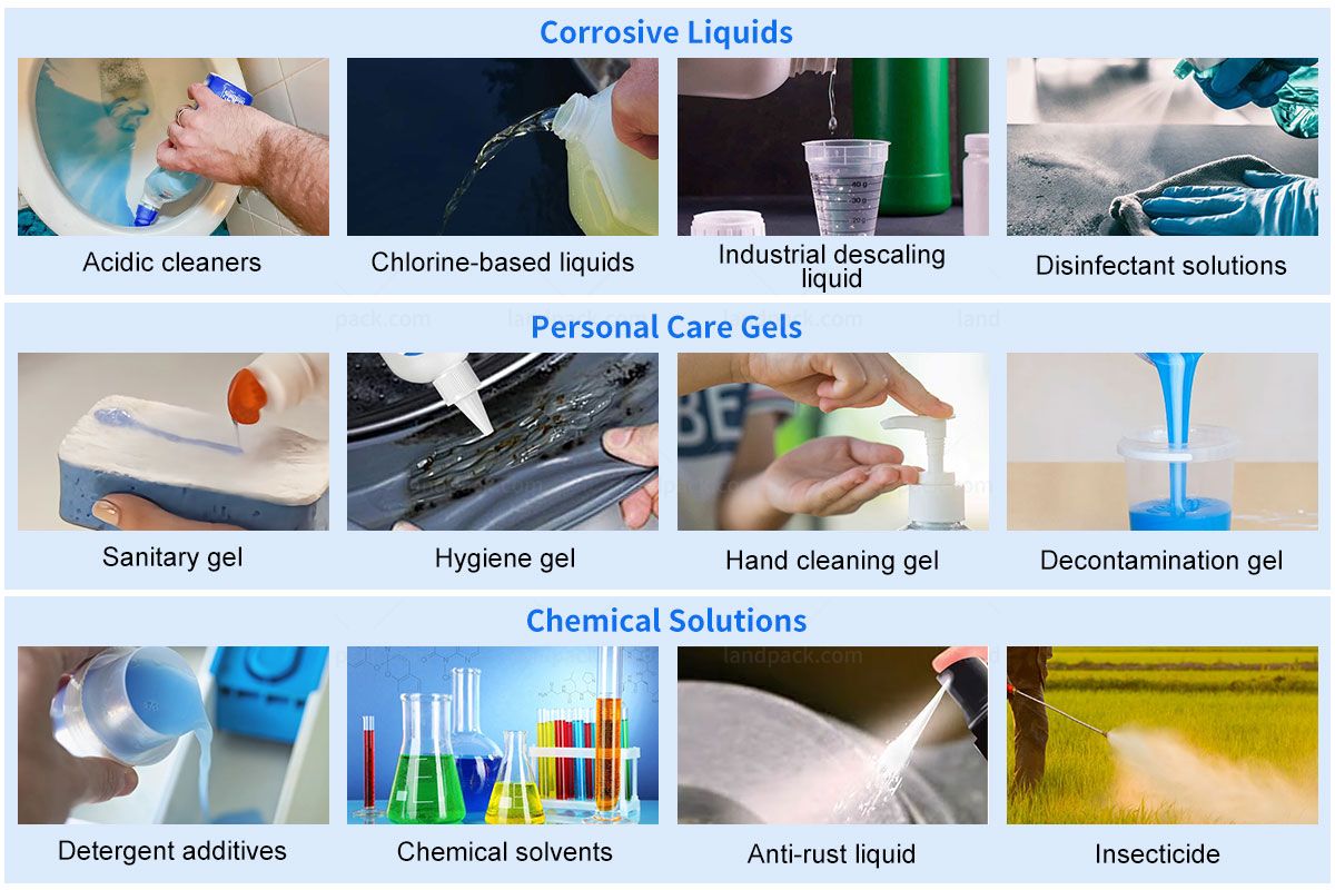 Chemical Filling Machine | High Precision Corrosive Liquid Bottle Filling Machine