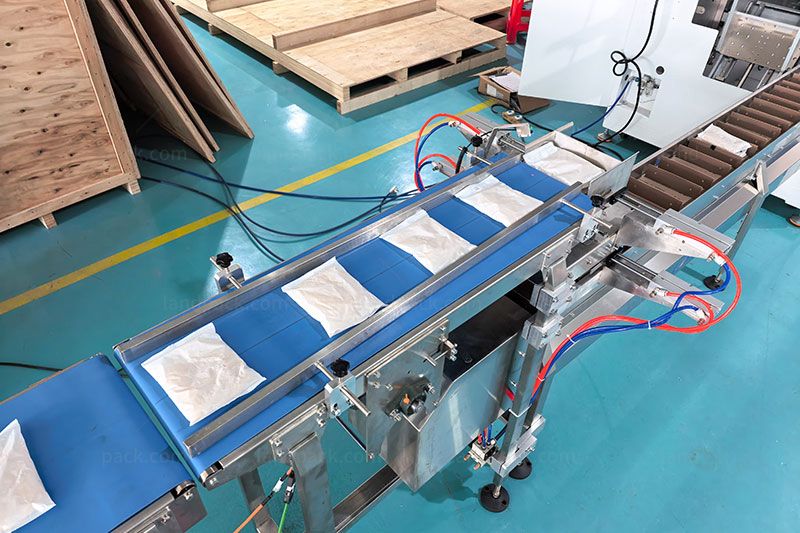 Automatic Bag Counting Cartoning Packing System | inline filler Automatic Bag Counting Cartoning Packing System | inline filler