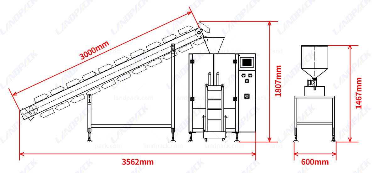 Automatic Pickles Packing Machine | Vertical Pouch Packing Machine