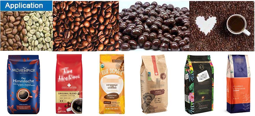 Automatic Coffee Bean Pouch Packaging Machine With Exhaust Valve Automatic Coffee Bean Pouch Packaging Machine With Exhaust Valve