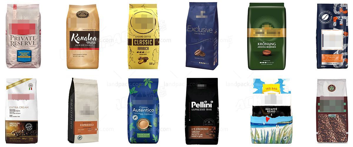 Automatic Vertical Gusset Bag Coffee Packing Machine With Volumetric Cups