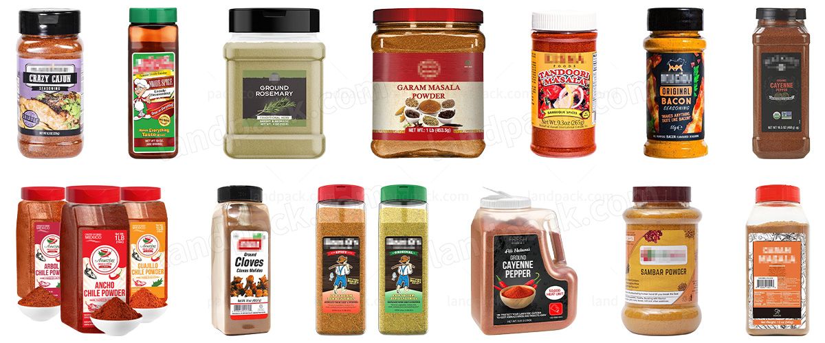 Spice Filling Machine | Powder Bottle Filling Capping and Labeling Line Spice Filling Machine | Powder Bottle Filling Capping and Labeling Line