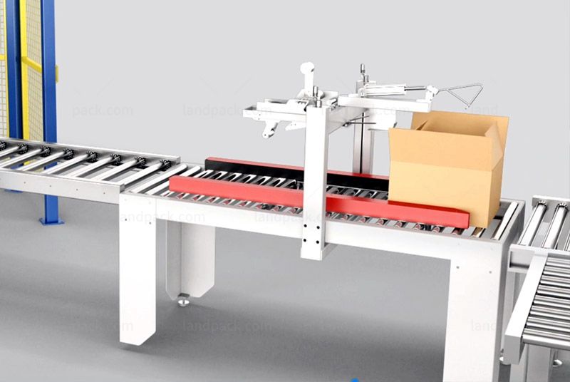 Automatic Carton Case Packing System with Palletizer Machine For Pouch Automatic Carton Case Packing System with Palletizer Machine For Pouch