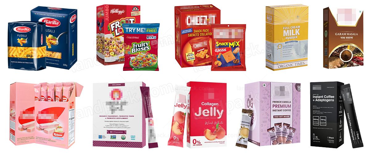 Cartoning Machine For Horizontal Pouch Bag Sachet Stick