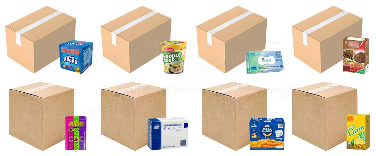 Automatic Cartoning Packing System With Heat Shrink Machine