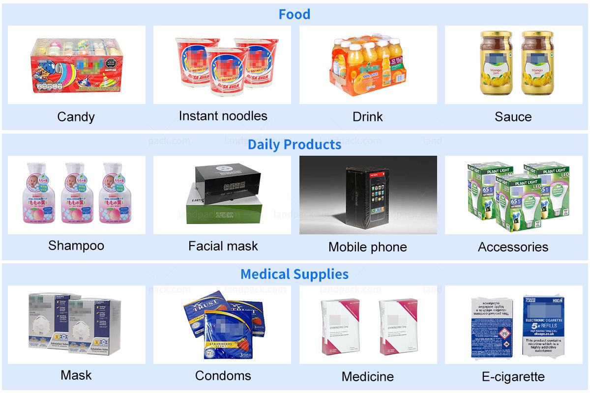 Automatic Cartoning Packing System With Heat Shrink Machine