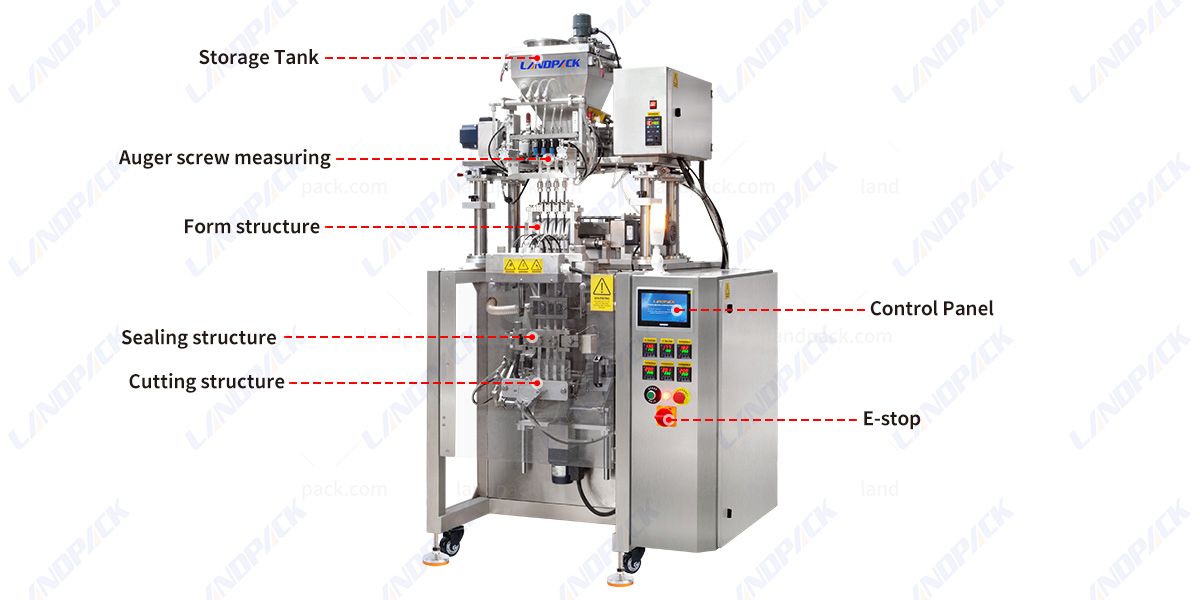 Automatic Snus Packing Machine Multi Lane Snuff Stick Packing Machine