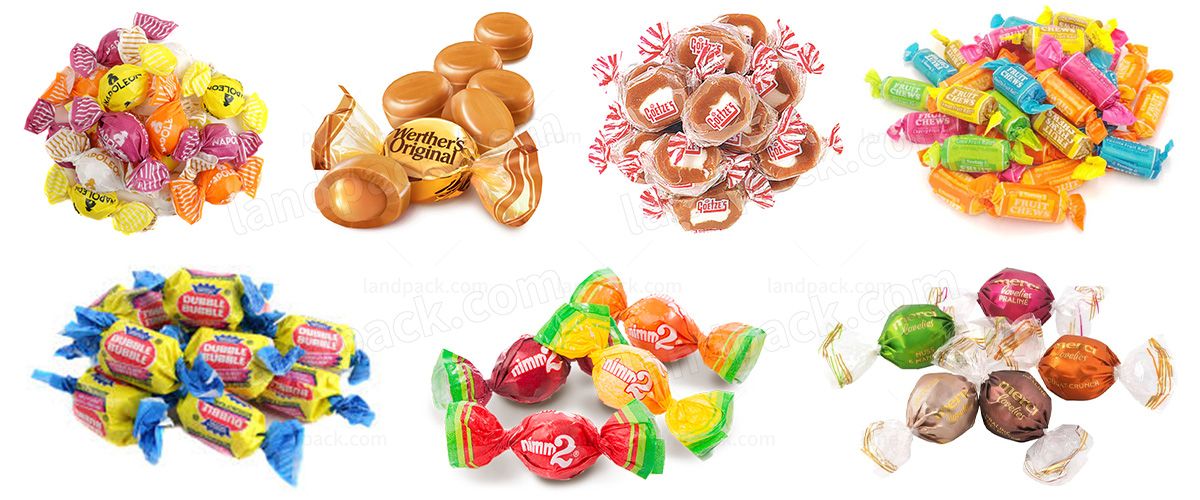 Double Twist Candy Packing Machine Chocolate Toffee Wrapping Machine Double Twist Candy Packing Machine Chocolate Toffee Wrapping Machine