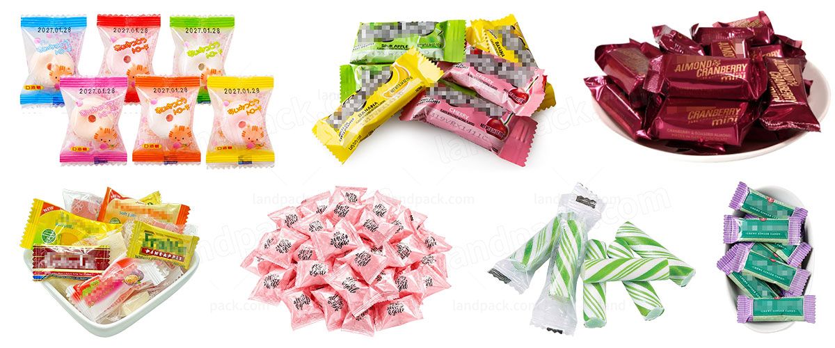 Automatic Candy Flow Packing Machine Toffee Chocolate Wrapping Machine Automatic Candy Flow Packing Machine Toffee Chocolate Wrapping Machine