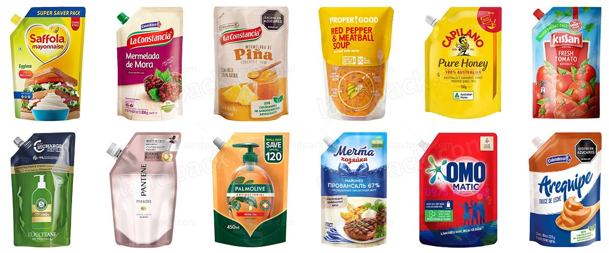 Automatic Liquid Packing Machine Stand Up Pouch Zipper Pouch Doypack Machine Automatic Liquid Packing Machine Stand Up Pouch Zipper Pouch Doypack Machine