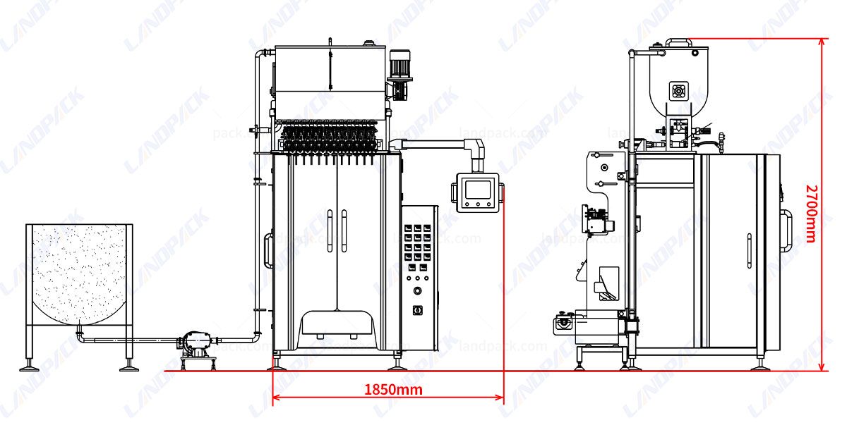 Automatic Multi Lane Liquid Stick Pack Packaging Machine Automatic Multi Lane Liquid Stick Pack Packaging Machine