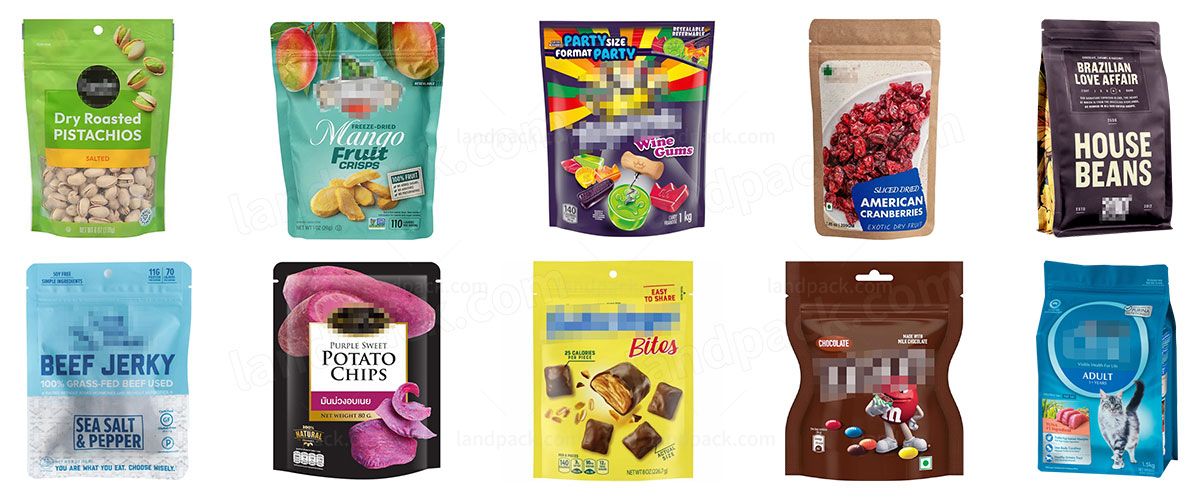 Automatic Rotary Stand Up Pouch Doypack Granule Packing Machine