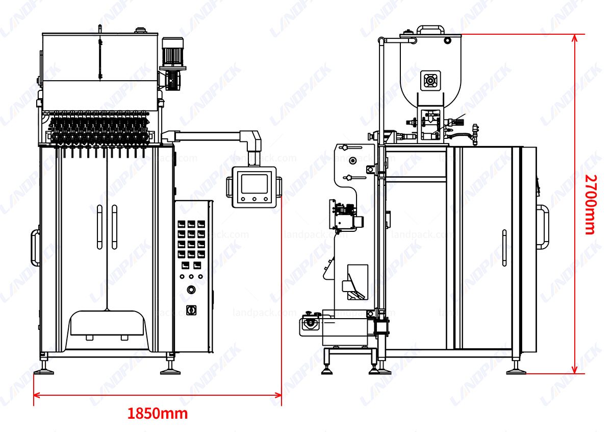 Automatic Sauce Packing Machine Multi Lane Sachet Stick Packing Machine Automatic Sauce Packing Machine Multi Lane Sachet Stick Packing Machine