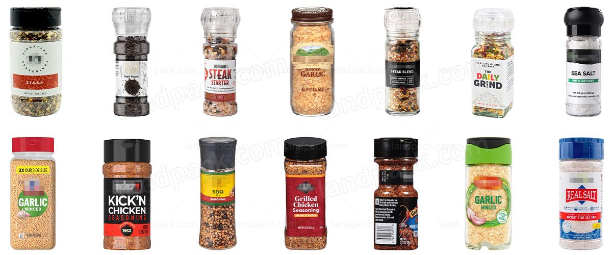 Automatic Granule Filling Capping Labeling Machine Sea Salt Filling Machine