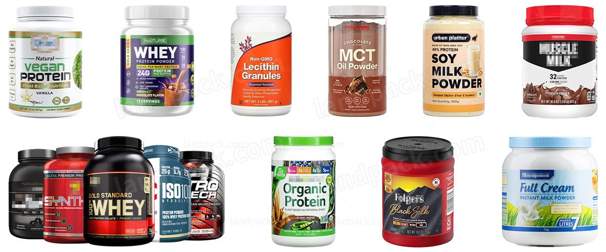 Powder Filling Machine Automatic Powder Bottle Filling Capping and Labeling Line