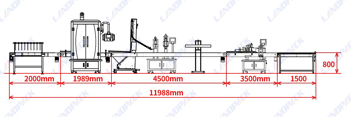 Powder Filling Machine Automatic Powder Bottle Filling Capping and Labeling Line
