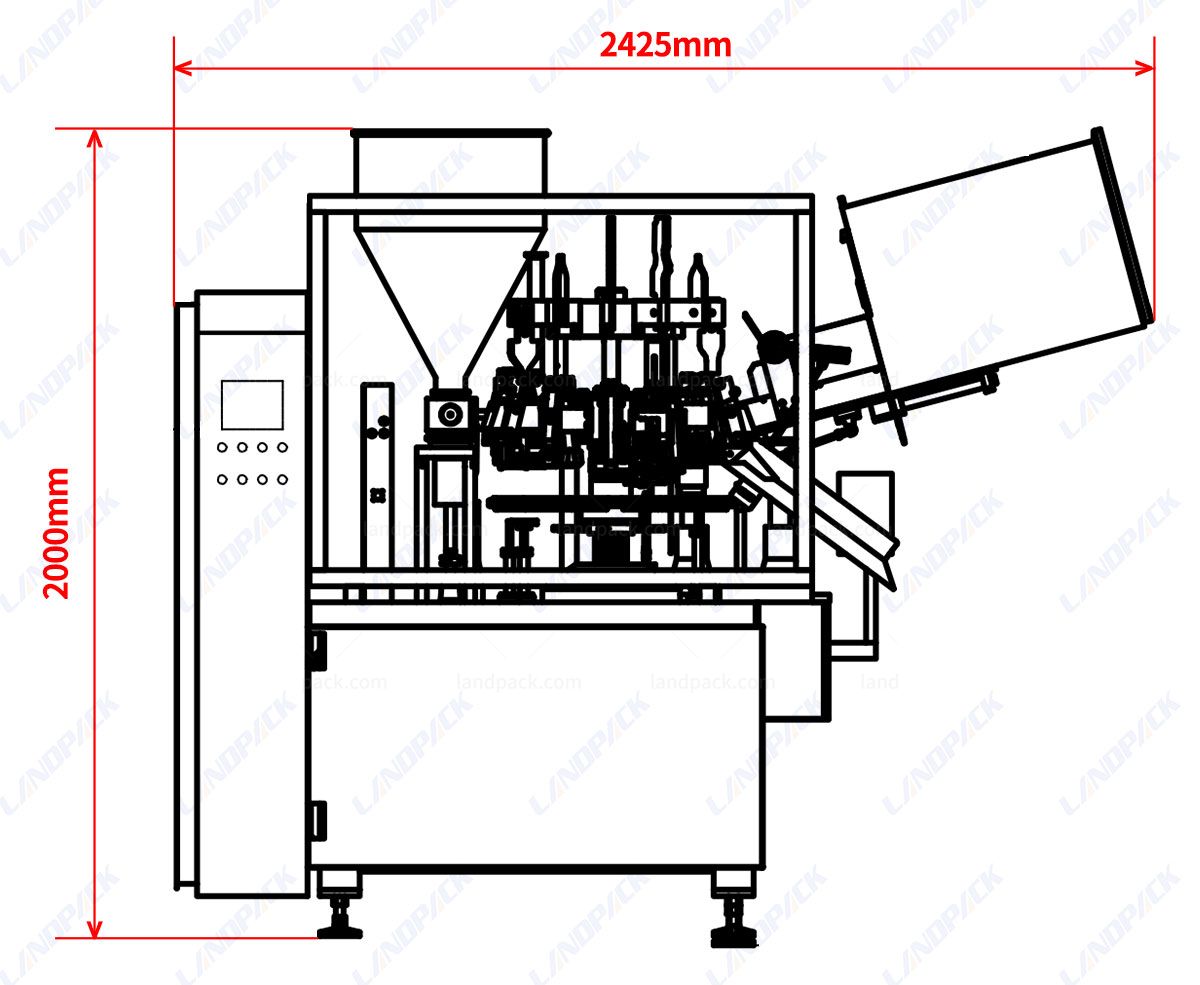 Automatic Plastic Tube Filling and Sealing Machine Toothpaste Tube Filling Machine Automatic Plastic Tube Filling and Sealing Machine Toothpaste Tube Filling Machine